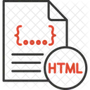 Archivo Html Computadora Documento Icono