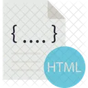 Archivo Html Computadora Documento Icono