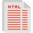 Archivo Html Documento Formato De Archivo Html Icono