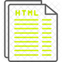 Archivo Html Documento Formato De Archivo Html Icono