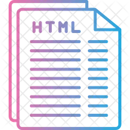 Archivo html  Icono