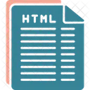Archivo Html Documento Icono