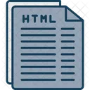 Archivo Html Documento Icono