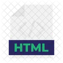 Archivo Html Documento Icono