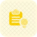 Idea De Archivo Portapapeles Documento Icono