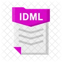 Archivo Idml Documento Icono