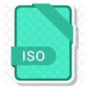 ISO Archivo Documento Icono