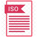 ISO Archivo Formato Icono