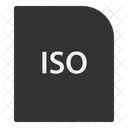 Iso Archivo Extension Icono