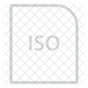 Iso Extension Archivo Icono