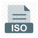 ISO Archivo Extension Icono