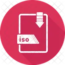 ISO Archivo Formato Icono