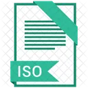 ISO Formato Documento Icono