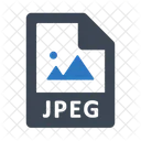 Archivo Formato Jpeg Icono