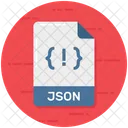 Json Archivo Json Formato De Archivo Icon