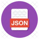 Archivo Json Carpeta Json Documento Json Icono