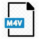 A M 4 V Formato De Archivo Icon