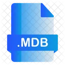 Mdb Extension Archivo Icono