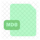 Archivo Mdb Extension Icono