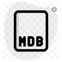 Archivo mdb  Icono