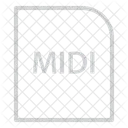 Midi Extension Archivo Icono