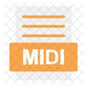 Archivo midi  Icono