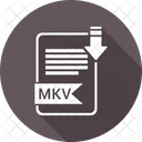 Mkv Extension Documento Icono