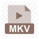 Archivo mkv  Icono