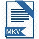 Mkv Formato Documento Icono