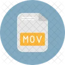 Archivo mov  Icono