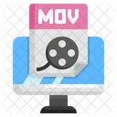 Archivo mov  Icono