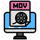 Archivo mov  Icono