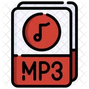 Archivo Mp Archivo De Audio Nota Musical Icon