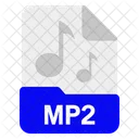 Mp 2 Archivo Formato Icono