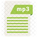 Mp 3 Formato Documento Icono