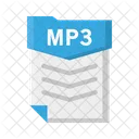 Archivo Mp 3 Documento Icono