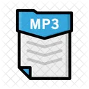 Archivo Mp 3 Documento Icono