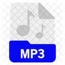 Mp 3 Archivo Formato Icono