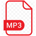 Mp 3 Archivo Formato Icono