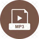 Mp 3 Archivo Extension Icono