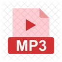 Mp 3 Archivo Extension Icono