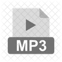 Mp 3 Archivo Extension Icono