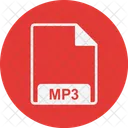 Mp 3 Archivo Extension Icono