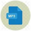 Mp 3 Audio Archivo Icono