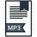 Mp 3 Documento Archivo Icono