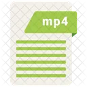 Mp 4 Archivo Formato Icono