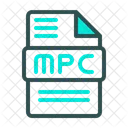 Archivo De Formato De Audio Comprimido MPC Muse Pack Icono