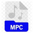 Mpc Archivo Formato Icono