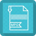 Mpg Archivo Formato Icono