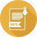 Mpg Extension Documento Icono